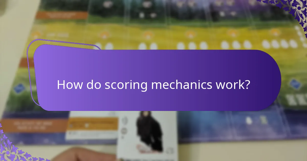 How do scoring mechanics work?